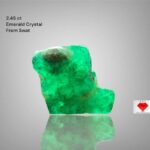 Captivating Green: A 2.45ct Emerald Crystal from Swat Valley