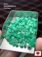 Precision in the Rough: 53.15 ct Emerald Lot from Swat Valley