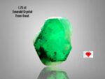 1.70ct Swat Emerald Crystal — A Vivid Green Jewel from Pakistan’s Emerald Valley