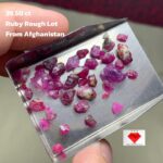Untouched Beauty: 39.50ct Afghan Ruby Rough Lot