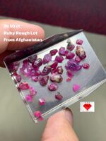 Untouched Beauty: 39.50ct Afghan Ruby Rough Lot