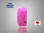 Exploring the Potential of a 4.335ct African Ruby Crystal: 10.98 x 5.50 x 5.13mm
