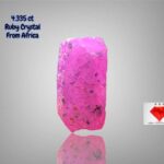 Exploring the Potential of a 4.335ct African Ruby Crystal: 10.98 x 5.50 x 5.13mm