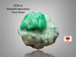 61.15 ct Natural Swat Emerald Specimen (25.77 × 22.06 × 16.48 mm): A Rare Geological Treasure