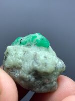 61.15 ct Natural Swat Emerald Specimen (25.77 × 22.06 × 16.48 mm): A Rare Geological Treasure - Image 2