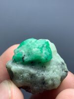 61.15 ct Natural Swat Emerald Specimen (25.77 × 22.06 × 16.48 mm): A Rare Geological Treasure - Image 3