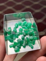 39.65 ct Emerald Rough Lot – Swat Valley Natural Crystals (Untreated) - Image 4