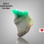 39.25ct Swat Emerald Specimen – Pakistan Gem Valley Mineral