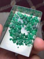 34.60 Carat Rough Emerald from Swat: Nature’s Green Perfection - Image 9
