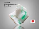 Impressive 33.55ct Emerald Specimen from Swat – A Majestic Green Gem