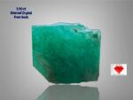 5.90ct Natural Emerald Crystal from Swat – Untreated Vivid Green Gem (9.90 × 8.36 × 8.00 mm)