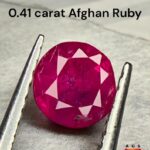 0.41 ct Pinkish-Red Afghan Ruby – Untreated Gemstone