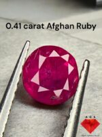 0.41 ct Pinkish-Red Afghan Ruby – Untreated Gemstone