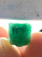 5.90ct Natural Emerald Crystal from Swat – Untreated Vivid Green Gem (9.90 × 8.36 × 8.00 mm) - Image 3