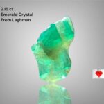2.15ct Laghman Emerald Crystal: Balanced Beauty with Rich Afghan Green