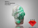 The Sculpted Elegance of a 53.95-Carat Swat Emerald