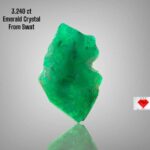 Green Flame: 3.240ct Swat Emerald Crystal with Vivid Natural Clarity