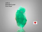 4.55ct Swat Emerald Crystal: A Majestic Natural with Striking Presence