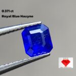 0.371ct Royal Blue Hauyne: A Rare Gemstone of Exceptional Beauty