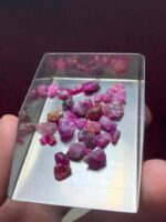 34.70ct Ruby Rough Lot – Natural Afghan Ruby Crystals - Image 4