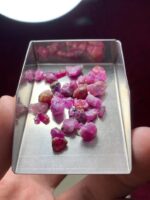 34.70ct Ruby Rough Lot – Natural Afghan Ruby Crystals - Image 5