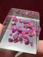34.70ct Ruby Rough Lot – Natural Afghan Ruby Crystals - Image 7