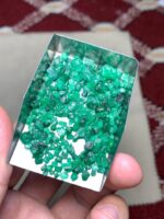 55ct Swat Emerald Rough Lot - Image 8