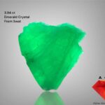 3.94ct Swat Emerald Crystal – Vivid Green Gemstone