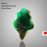 9.15 Carat Natural Emerald Crystal from Swat, Pakistan – Untreated Green Beryl