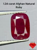 1.24 Carat Afghan Natural Ruby – A Rare Gem from the Heart of Afghanistan