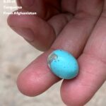 Stunning 9.95 ct Afghan Turquoise Cabochon – Bold & Unique Gemstone