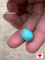 Stunning 9.95 ct Afghan Turquoise Cabochon – Bold & Unique Gemstone