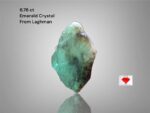 Rough Emerald Crystal– 6.76ct from Laghman, Afghanistan