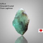 Rough Emerald Crystal– 6.76ct from Laghman, Afghanistan