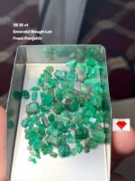 Striking 28.10 ct Panjshir Emerald Rough — Natural Green Treasure from Afghanistan