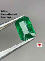 Delicate Beauty: 0.50 Carat Faceted Emerald from Swat