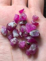 74.13ct Ruby Rough Lot – Natural Afghan Red Stones (11x9x7 mm) - Image 6