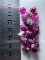 74.13ct Ruby Rough Lot – Natural Afghan Red Stones (11x9x7 mm) - Image 7