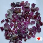 187.85ct Ruby Rough Lot – Natural Uncut Red Gemstones (14x11x8mm Avg.)