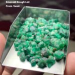 Exceptional 56.40ct Emerald Rough Lot from Swat Valley