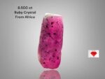 6.500ct African Ruby Crystal – Natural Untreated Gem (13.77 × 6.39 × 5.69 mm)