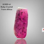 6.500ct African Ruby Crystal – Natural Untreated Gem (13.77 × 6.39 × 5.69 mm)