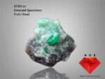 Swat Emerald Specimen: 67.60 ct Natural Crystal from Pakistan