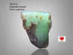 36.70ct Laghman Emerald Crystal – A Natural Formation of Raw Beauty