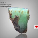 36.70ct Laghman Emerald Crystal – A Natural Formation of Raw Beauty