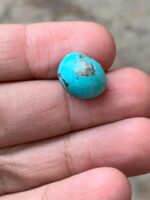 9.60ct Afghan Turquoise Cabochon – Delicate & Unique - Image 2