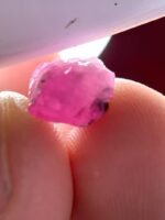 4.290 ct Natural African Ruby Crystal (9.52 × 7.82 × 6.61 mm) – Deep Red Corundum in Raw Form - Image 3