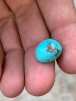 9.60ct Afghan Turquoise Cabochon – Delicate & Unique - Image 4