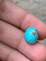 9.60ct Afghan Turquoise Cabochon – Delicate & Unique - Image 5