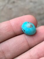 9.60ct Afghan Turquoise Cabochon – Delicate & Unique - Image 6